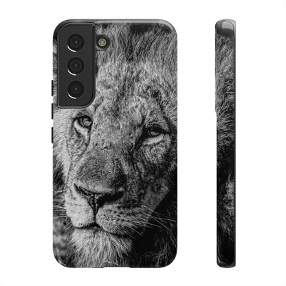 Tough Case - Old Lion B&W Samsung Galaxy S22 Glossy