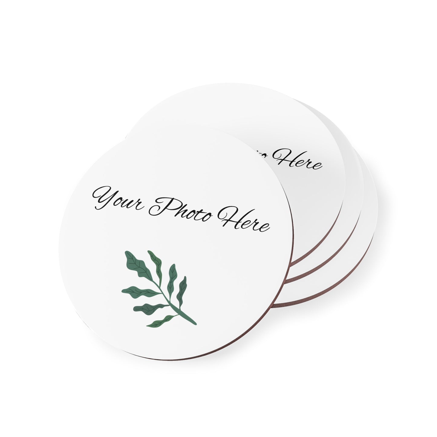 Custom Coasters Round 3.7" x 3.7" 4pcs