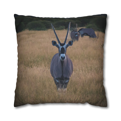 Poly Canvas Pillowcase - Gemsbok