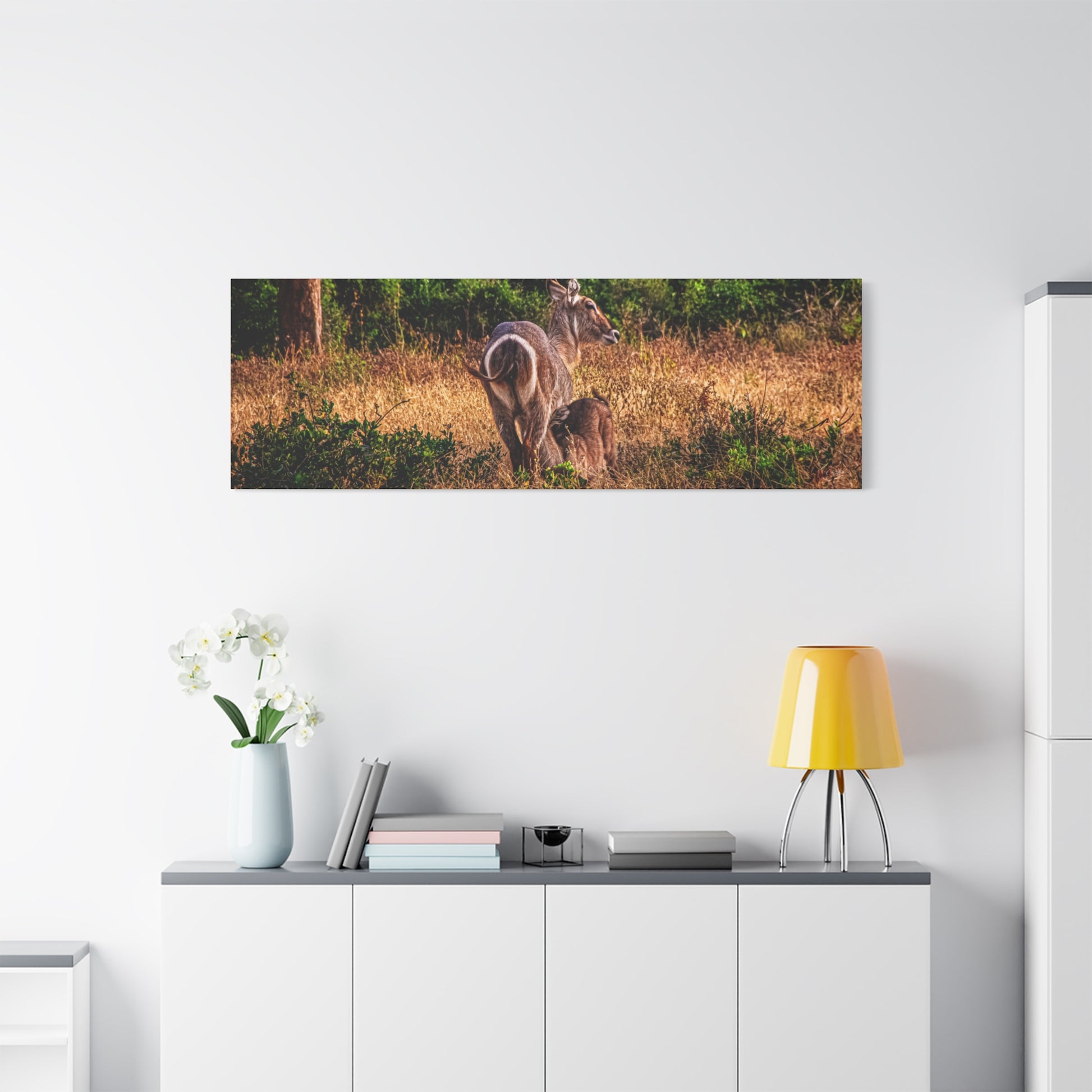 Waterbuck Nature Prints Matte Canvas