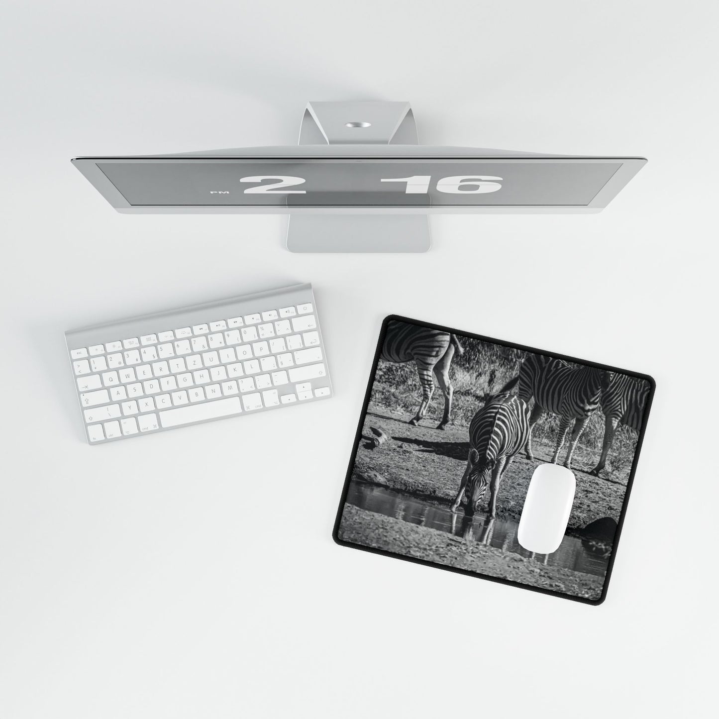 Zebra Desk Mats B&W