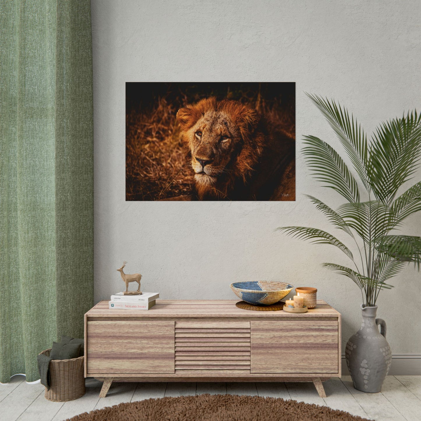 Rolled Posters - Old Lion 40" x 28" (Horizontal) Fine Art