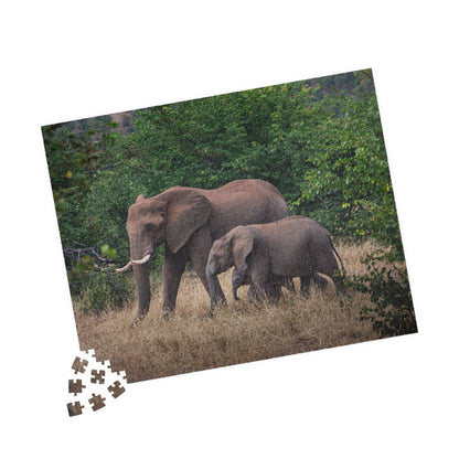 Puzzle (110, 252, 520, 1014-piece) - Elephant Family