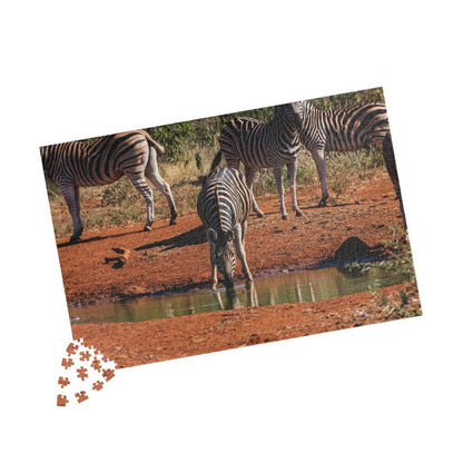 Puzzle (110, 252, 520, 1014-piece) - Zebra Drinking