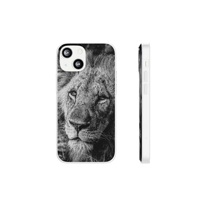 Flexible Lion Phone Cases B&W iPhone 13 Mini