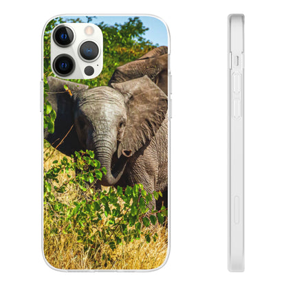 Flexible Young Elephant Cases iPhone 12 Pro with gift packaging