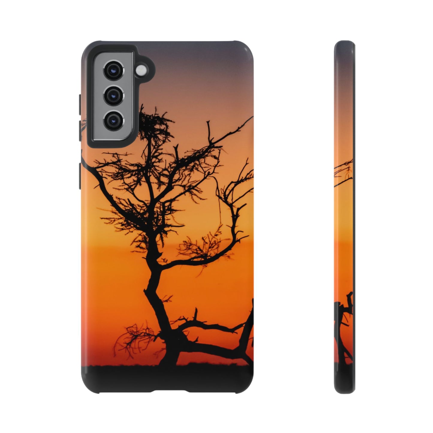 Tough Case - Sunset over the Kalahari Samsung Galaxy S21 Plus Glossy