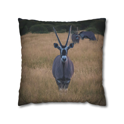 Poly Canvas Pillowcase - Gemsbok