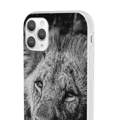 Flexible Lion Phone Cases B&W