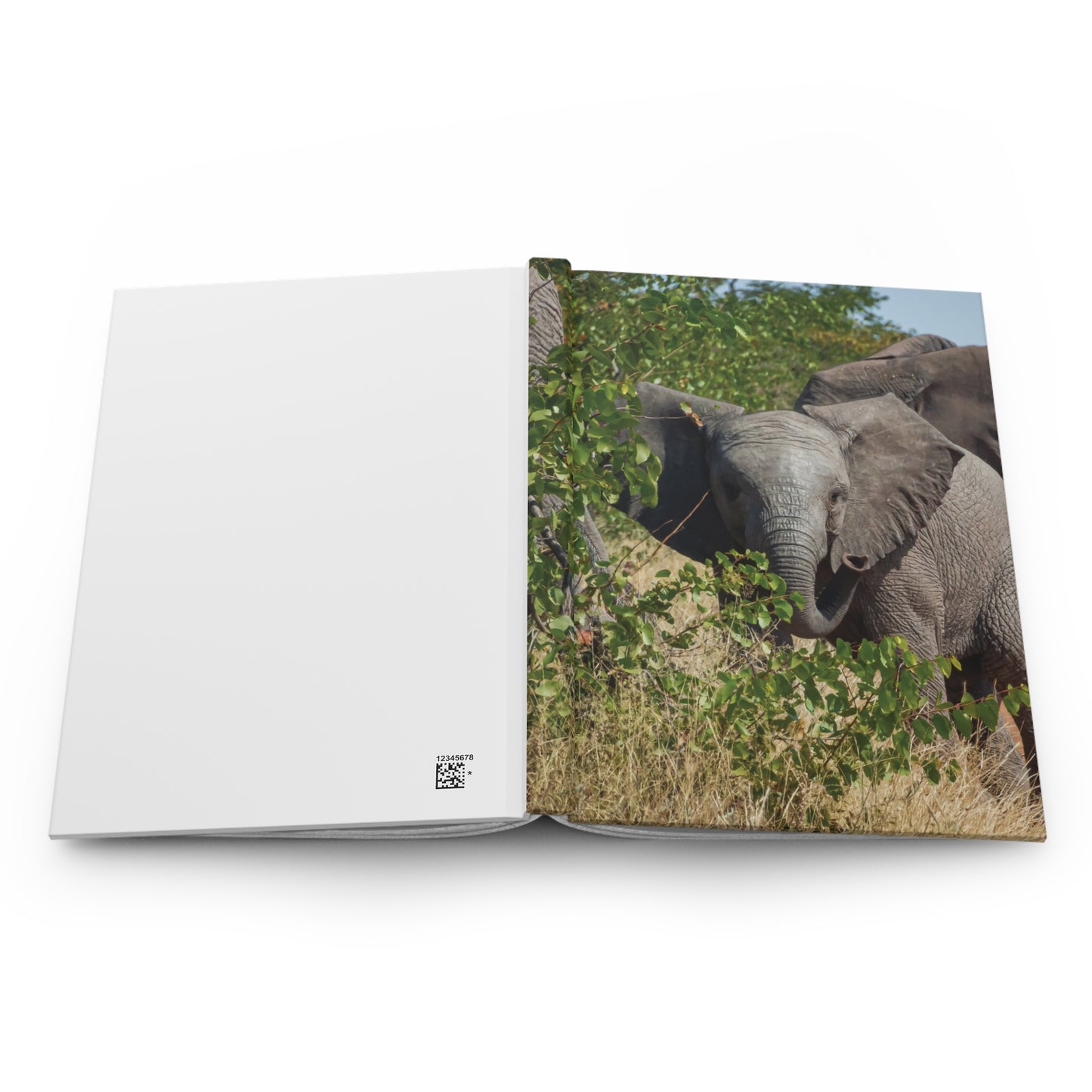 Hardcover Journal Matte - Young Elephant