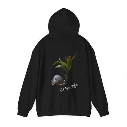 New Life Coconut Hoodie Black