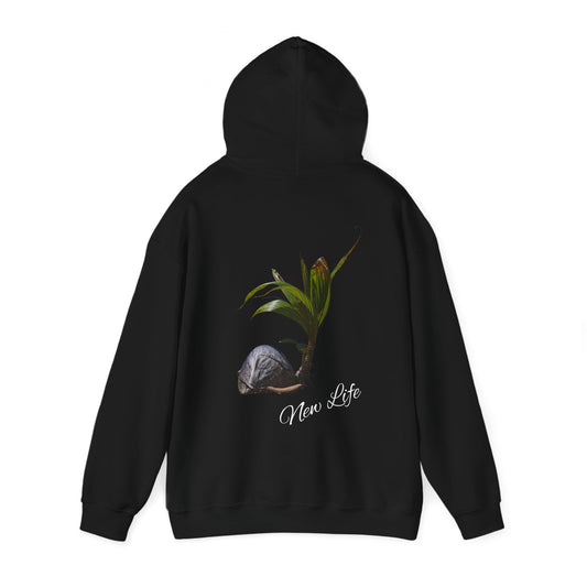 New Life Coconut Hoodie Black