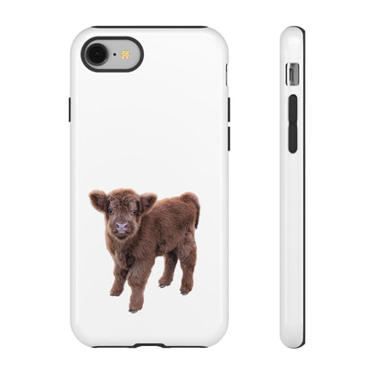 Baby Highland Cow Phone Case iPhone 8 Glossy