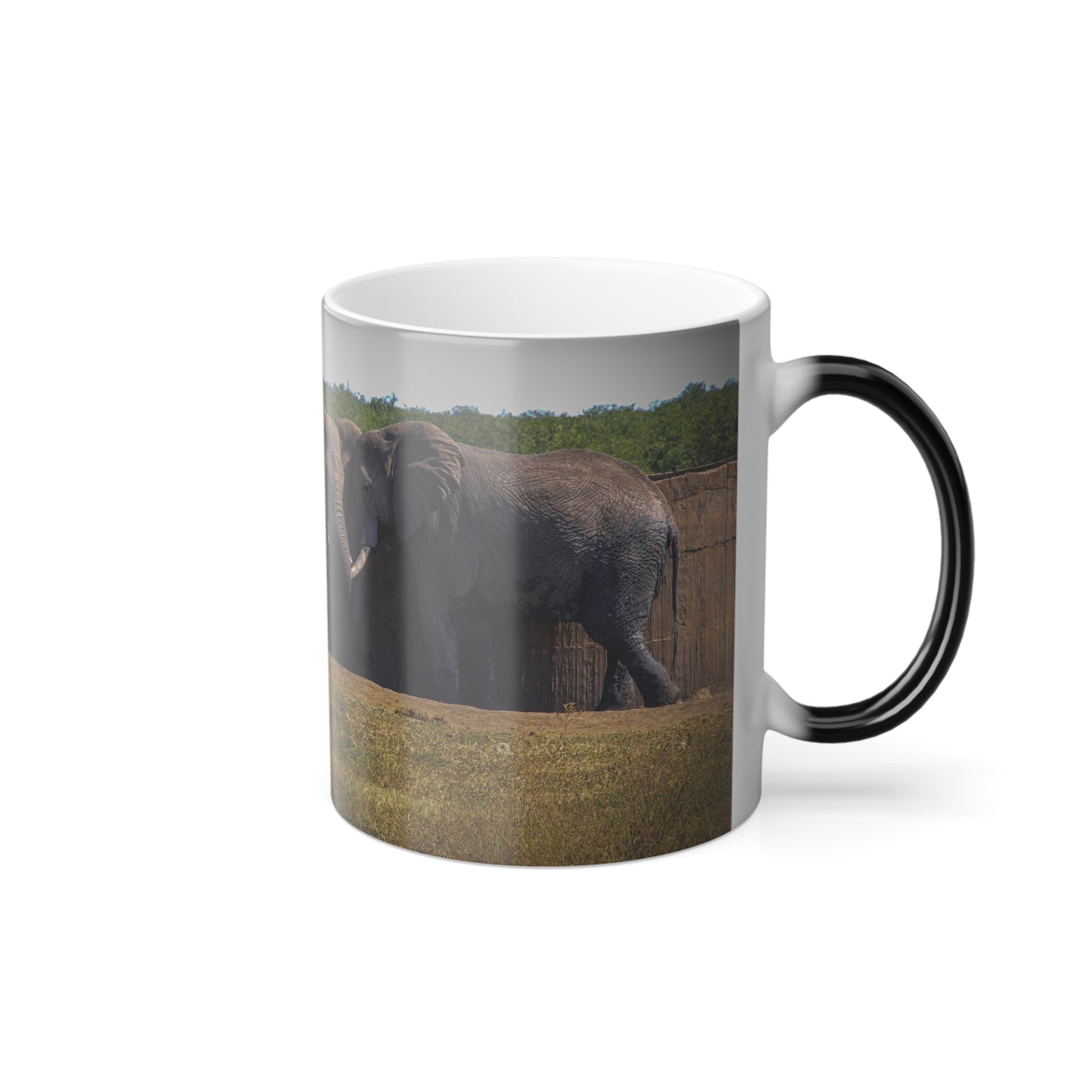 Colour Morphing Mug, 11oz - Elephant Friends