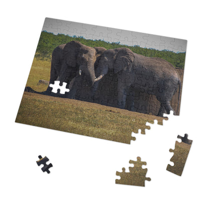 Jigsaw Puzzle (30, 110, 252, 500 Piece) - Elephant Friends