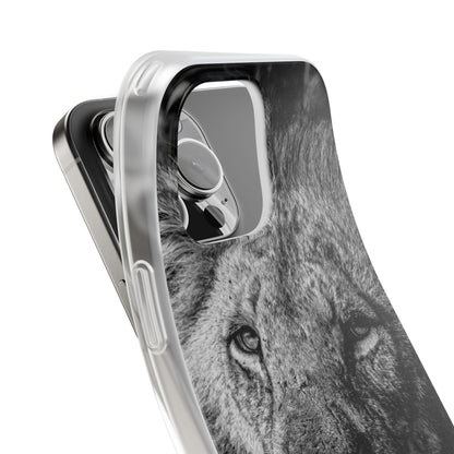 Flexible Lion Phone Cases B&W iPhone 16 Pro Max