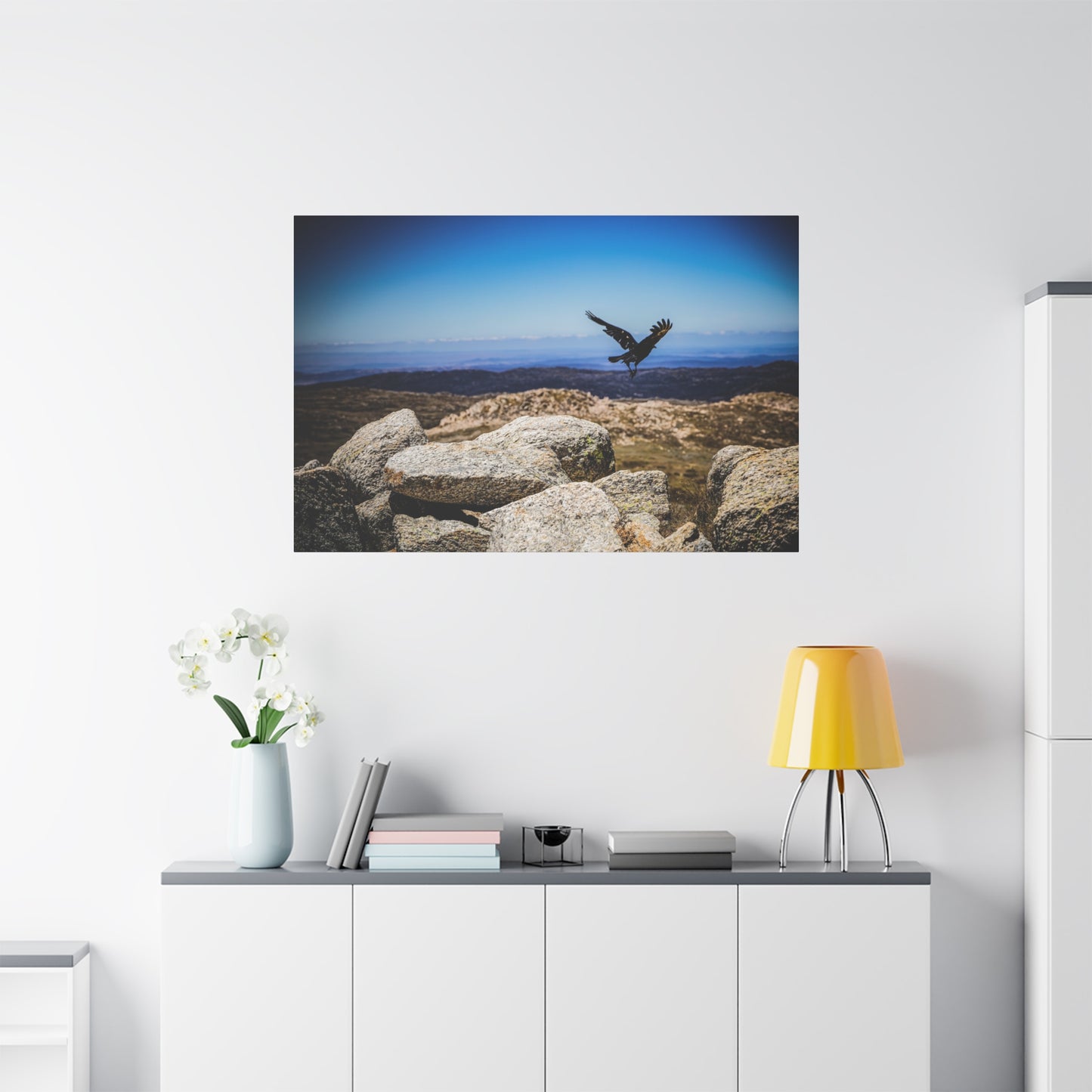 Little Raven Mt Kosciuszko Canvas Print