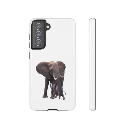 Baby Elephant Tough Case Samsung Galaxy S21 FE Glossy