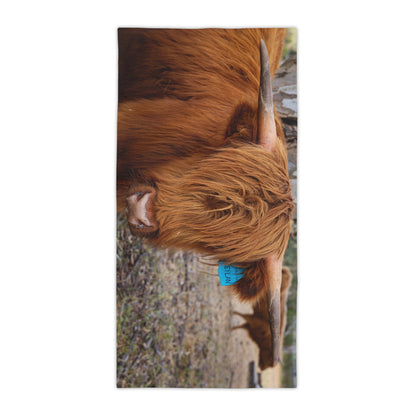 Beach Towels - Scottish Highland Cattle