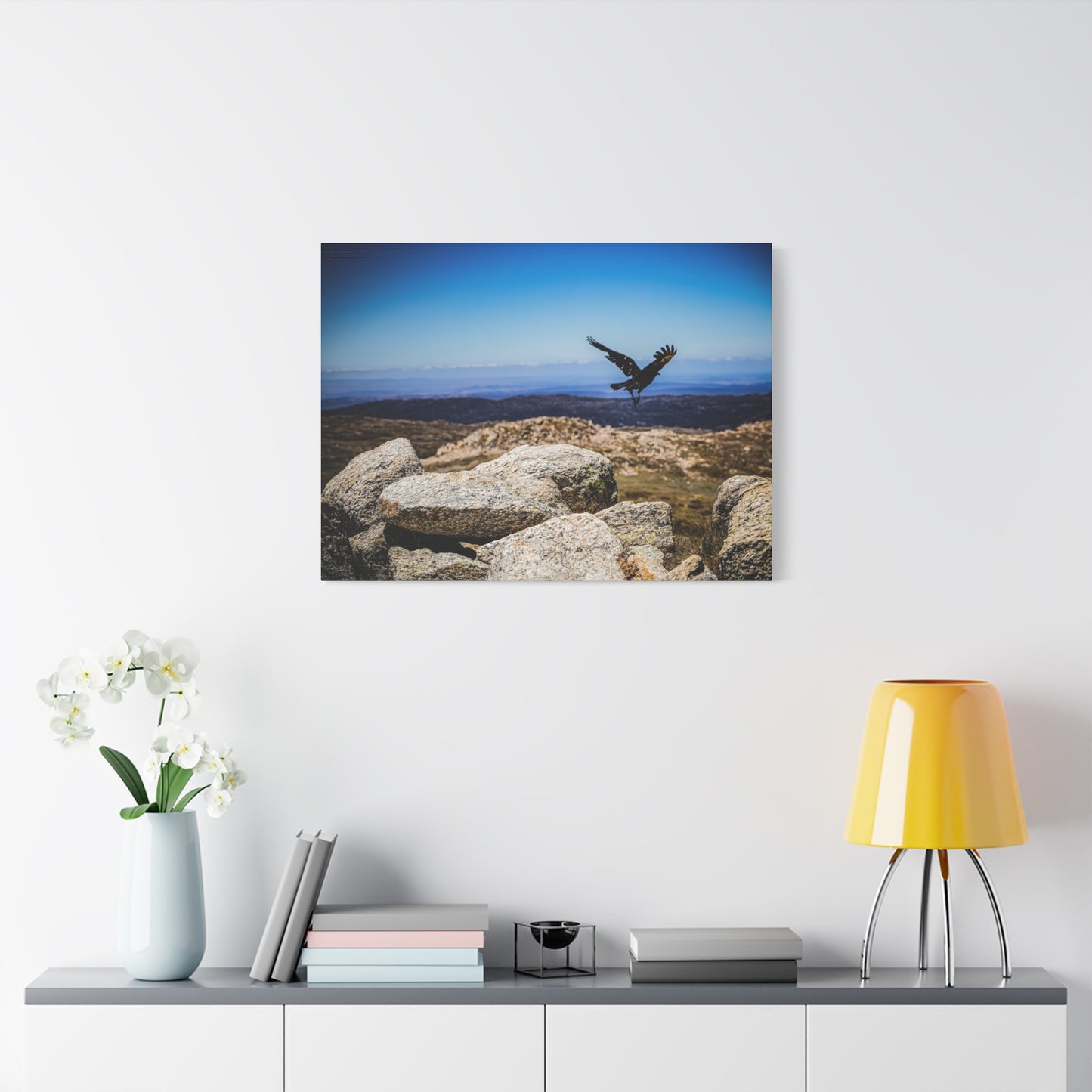 Little Raven Mt Kosciuszko Canvas Print