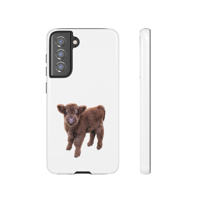 Baby Highland Cow Phone Case Samsung Galaxy S21 FE Glossy