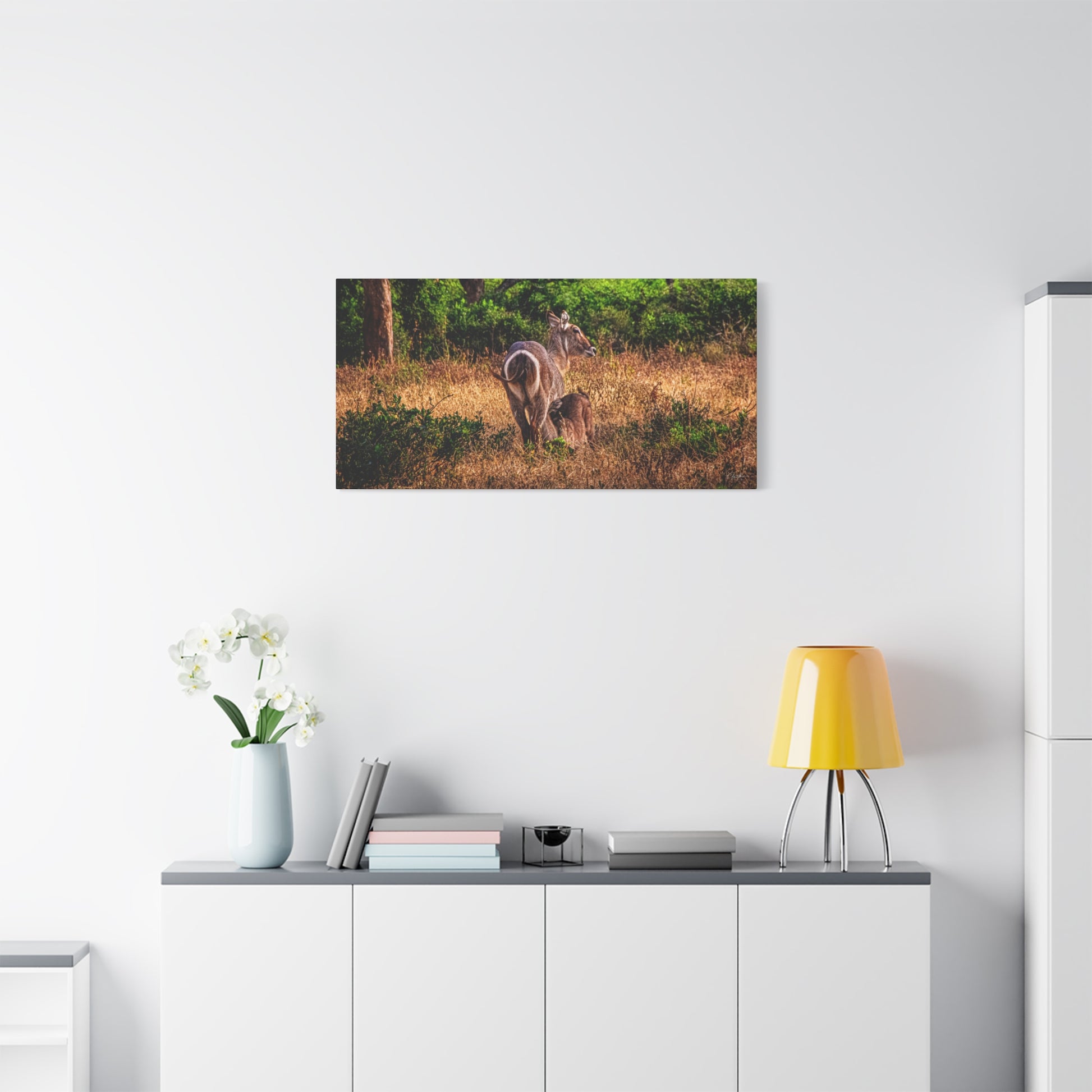 Waterbuck Nature Prints Matte Canvas