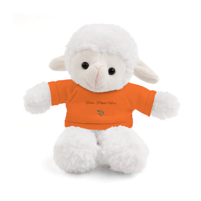 Custom Teddy Bears Orange Sheep 8"