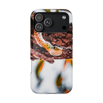 Magsafe® Compatible Tough Cases - Spotted Bush Snake iPhone 17 Pro Max Glossy