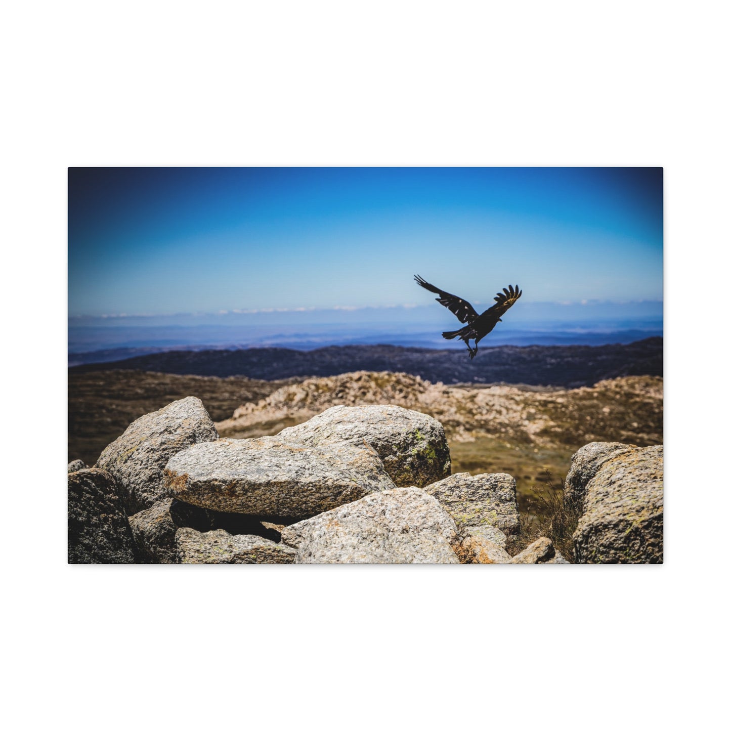 Little Raven Mt Kosciuszko Canvas Print 30″ x 20″ (Horizontal) 1.25"