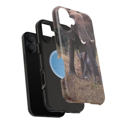 Magsafe® Compatible Tough Cases - Elephant and Baby