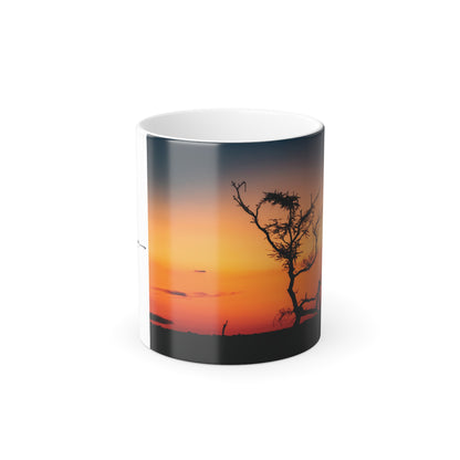 Colour Morphing Mug, 11oz - Sunset over the Kalahari