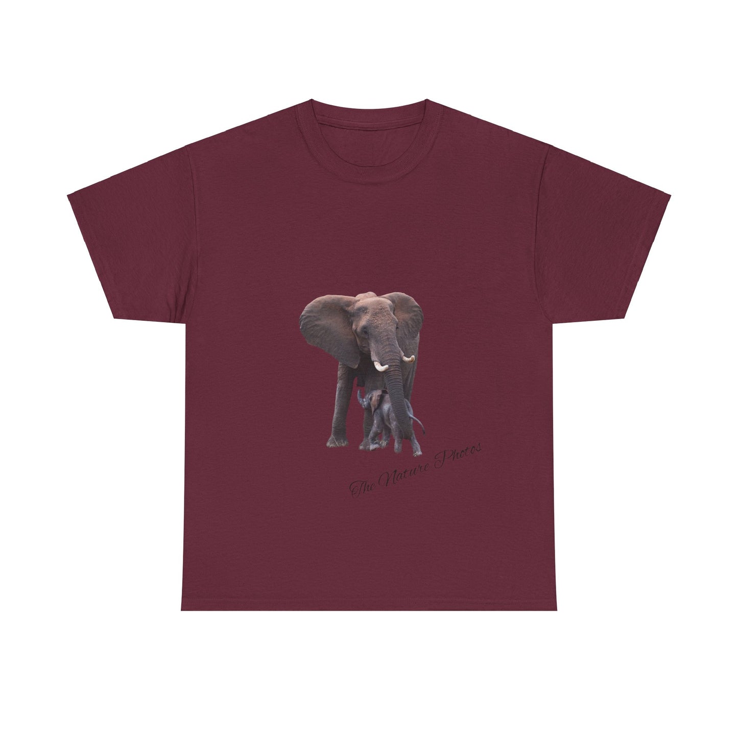 Baby Elephant Tee Maroon