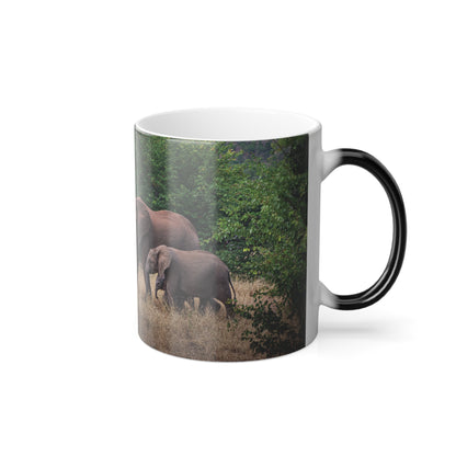 Colour Morphing Mug, 11oz - Elephant Family