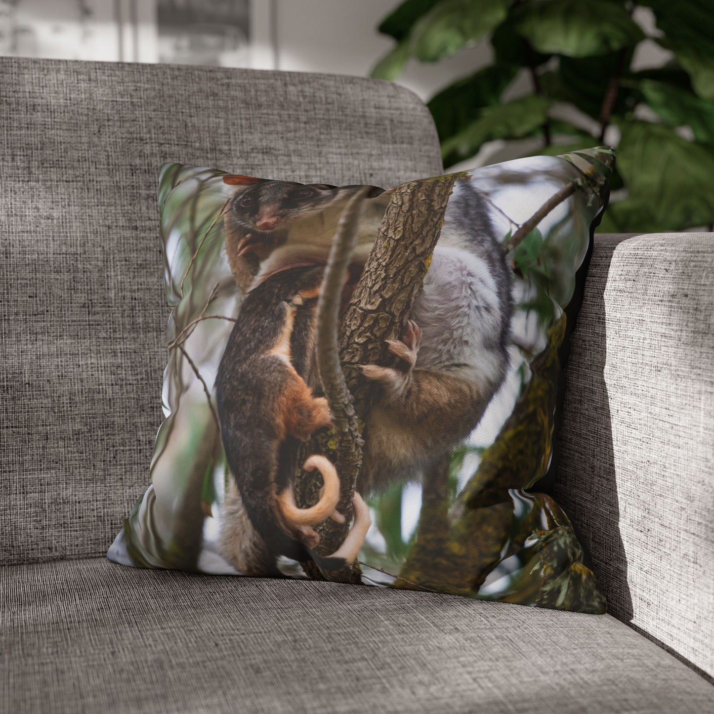 Poly Canvas Pillowcase - Possum and Joeys