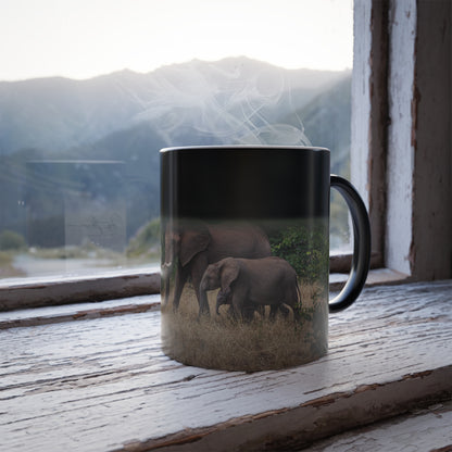 Colour Morphing Mug, 11oz - Elephant Family