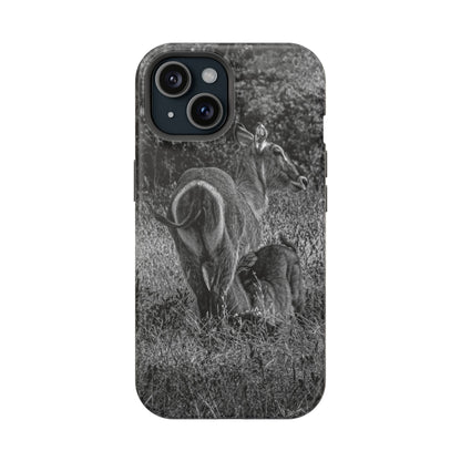 Waterbuck Baby Animal Phone Case - Magsafe B&W iPhone 15 Matte