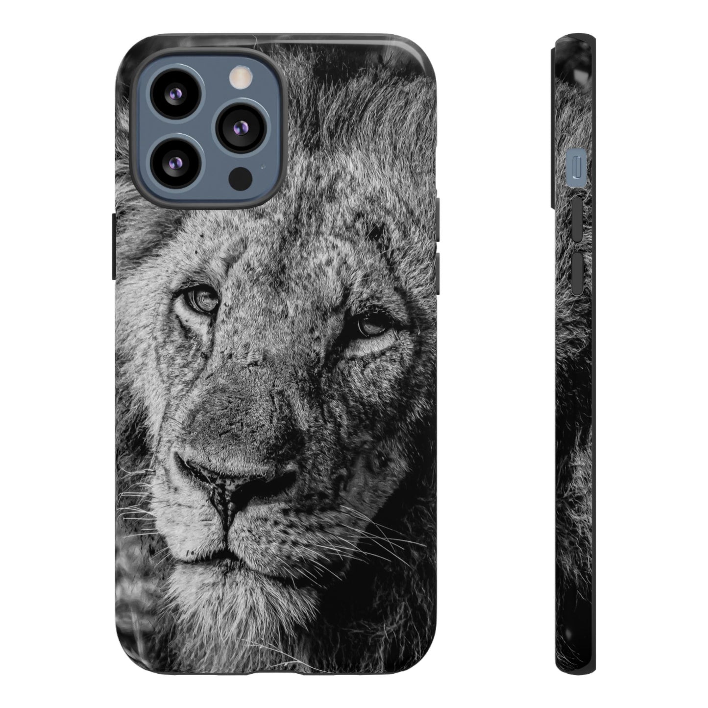 Tough Case - Old Lion B&W iPhone 13 Pro Max Glossy