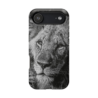 Magsafe® Compatible Tough Cases - Old Lion B&W iPhone 17 Air Matte