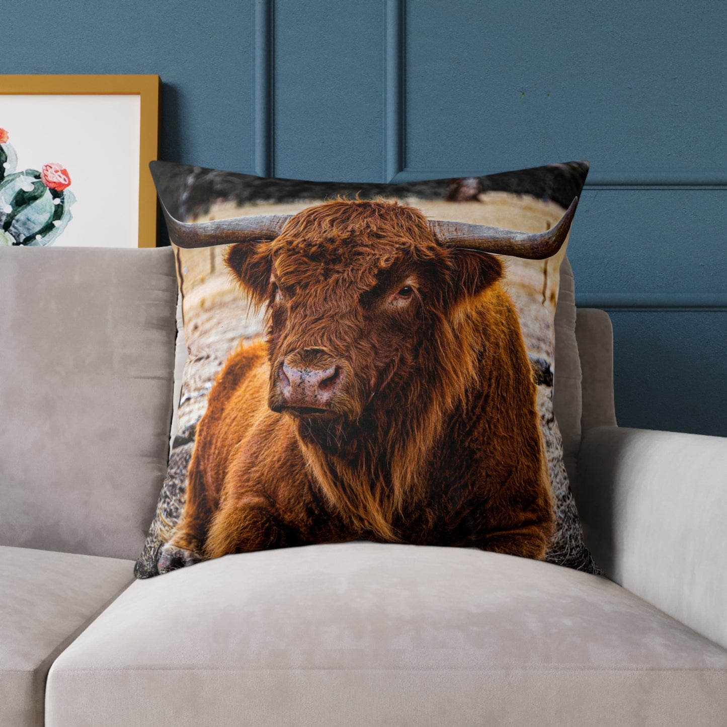 Highland Cattle Pillow