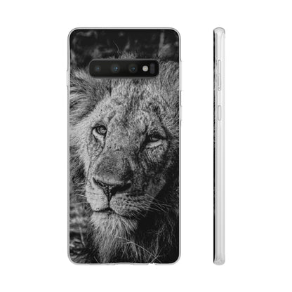 Flexi Cases - Old Lion B&W Samsung Galaxy S10