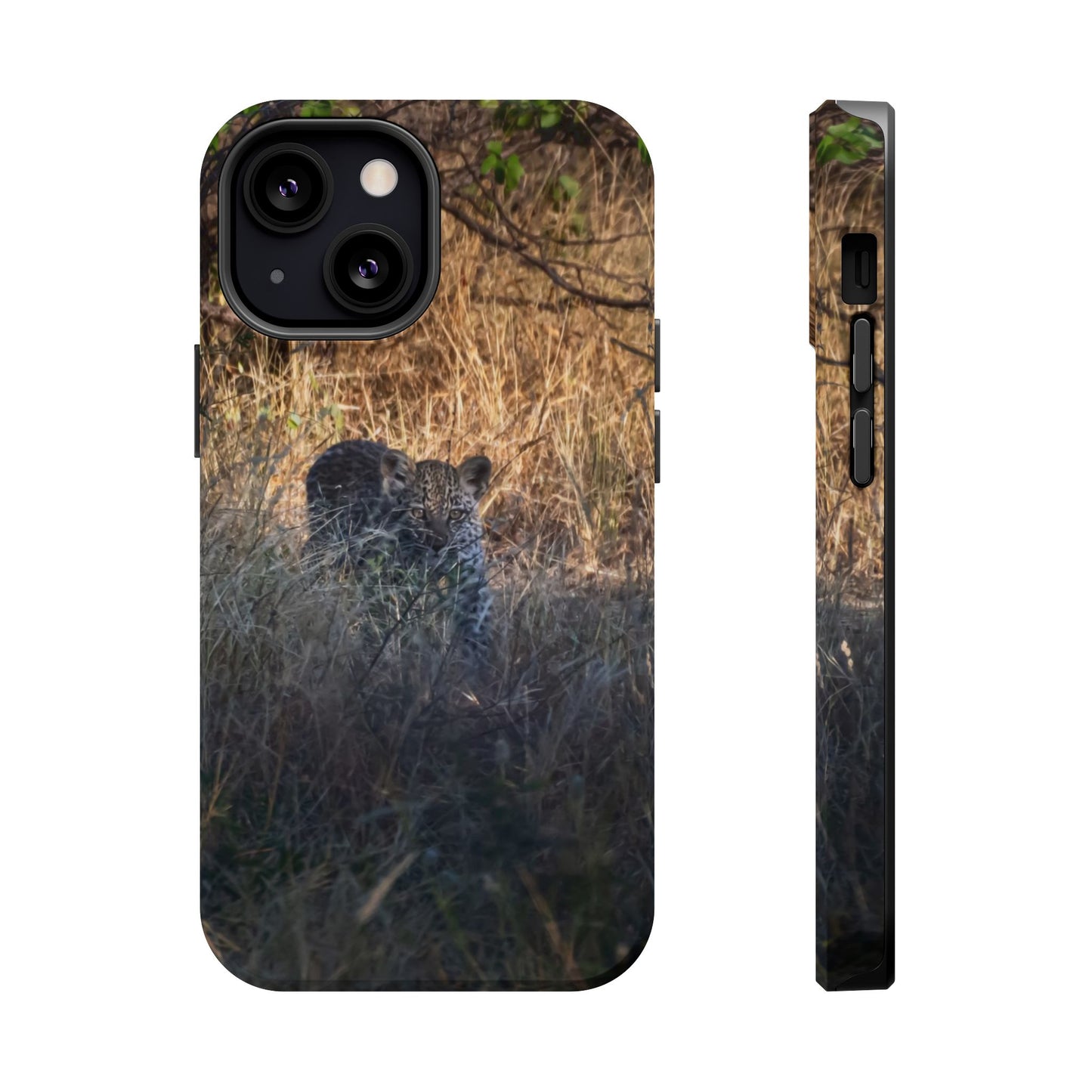 Magsafe® Compatible Tough Cases - Leopard Cub iPhone 13 Mini Matte