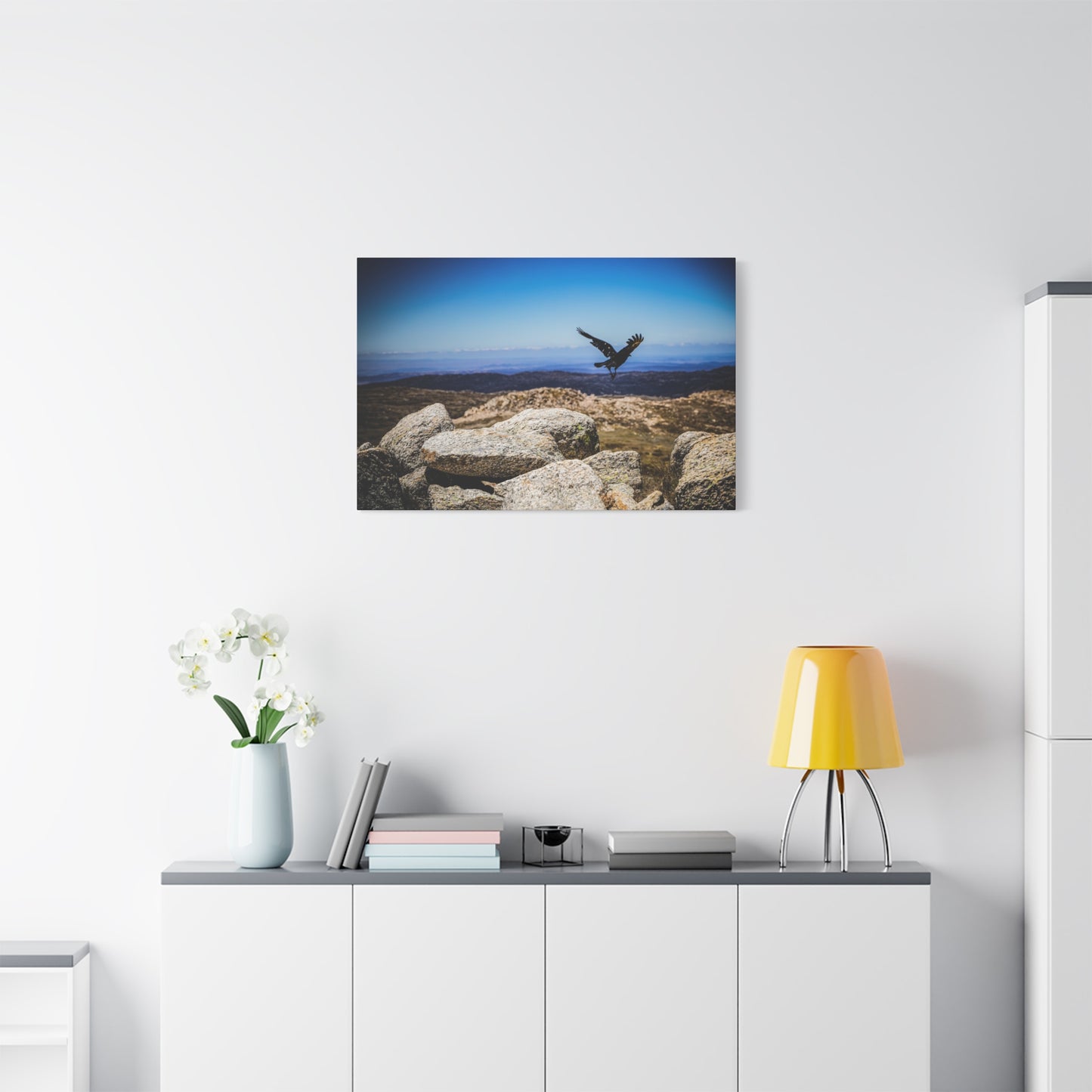 Little Raven Mt Kosciuszko Canvas Print