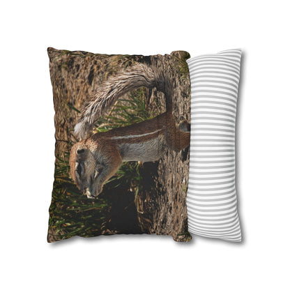 Poly Canvas Pillowcase - Ground Squirrel