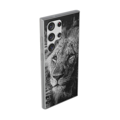 Flexible Lion Phone Cases B&W