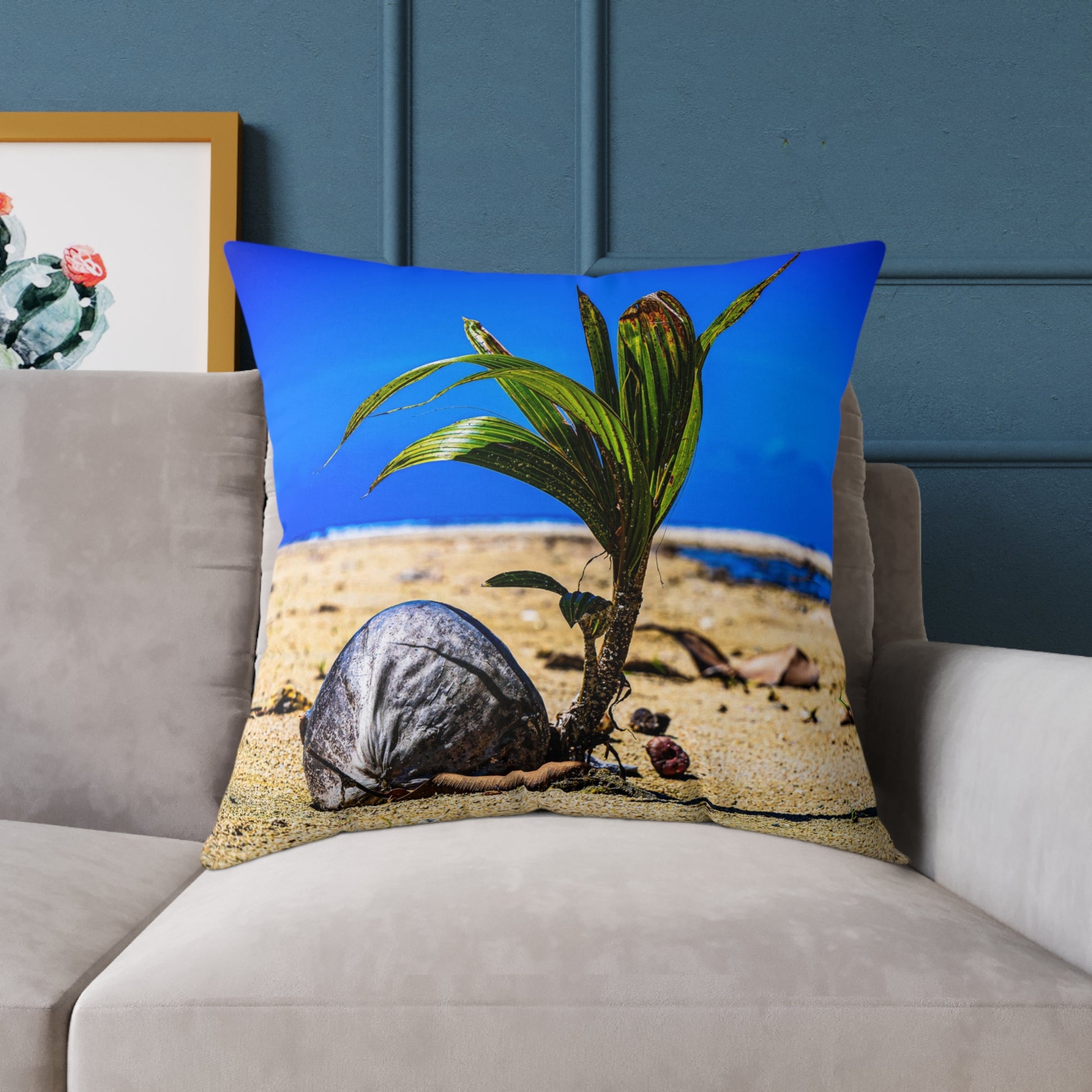 Beach Coconut Pillow