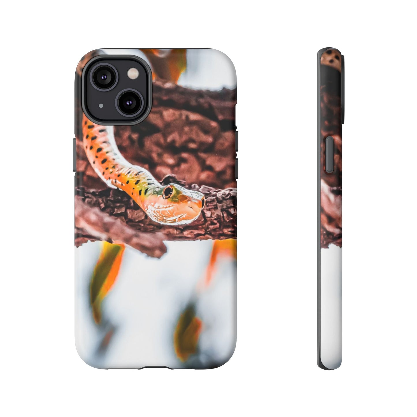Spotted Bush Snake Phone Case iPhone 14 Plus Matte