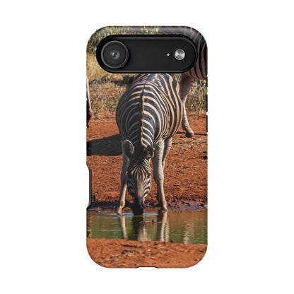 Magsafe® Compatible Tough Cases - Zebra Drinking iPhone 17 Air Matte