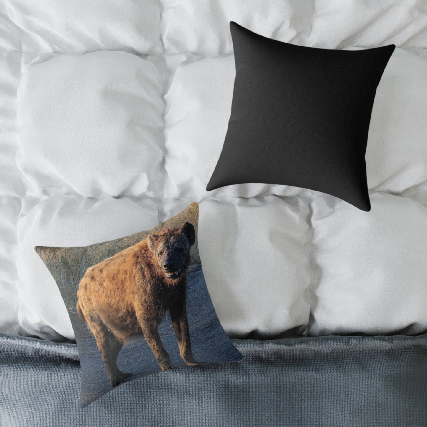 Spotted Hyena Pillow