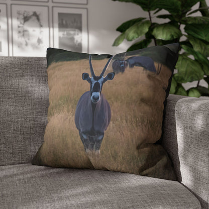 Poly Canvas Pillowcase - Gemsbok