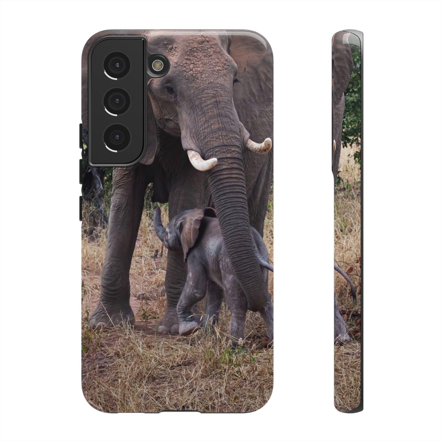 Baby Elephant Tough Case Samsung Galaxy S22 Glossy